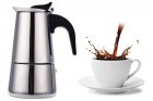 Espresso Kafijas Vārāmā Kanna 300ml, Sudraba | Moka Pot Coffee Maker 6 Cup