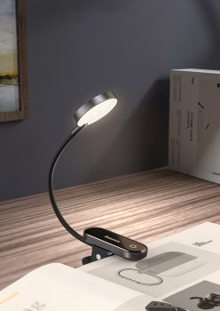 Baseus Comfort Мини-Настольная Лампа Свет Светильник для Чтения, Серый |...