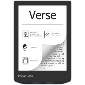 PocketBook Verse eReader eBook 8GB, Bright Blue | Электронная Книга