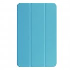 Samsung Galaxy Tab A 2016 10.1" (T580) Trifold Stand PU Leather Hard Protective Cover Case, Baby Blue | Planšetes Vāciņš Maciņš Apvalks Grāmatiņa