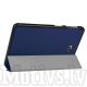 Samsung Galaxy Tab A 2016 10.1\" SM-T580 T585 Tri-fold Stand Smart Leather Case Cover, blue - vāks apvalks pārvalks