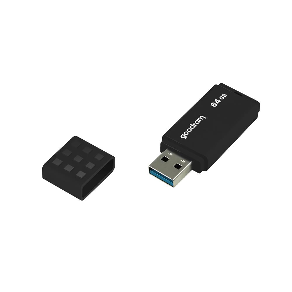 GoodRam Pendrive UME3 (64GB | USB 3.0) Flash Drive USB Stick, Black | USB Zibatmiņa