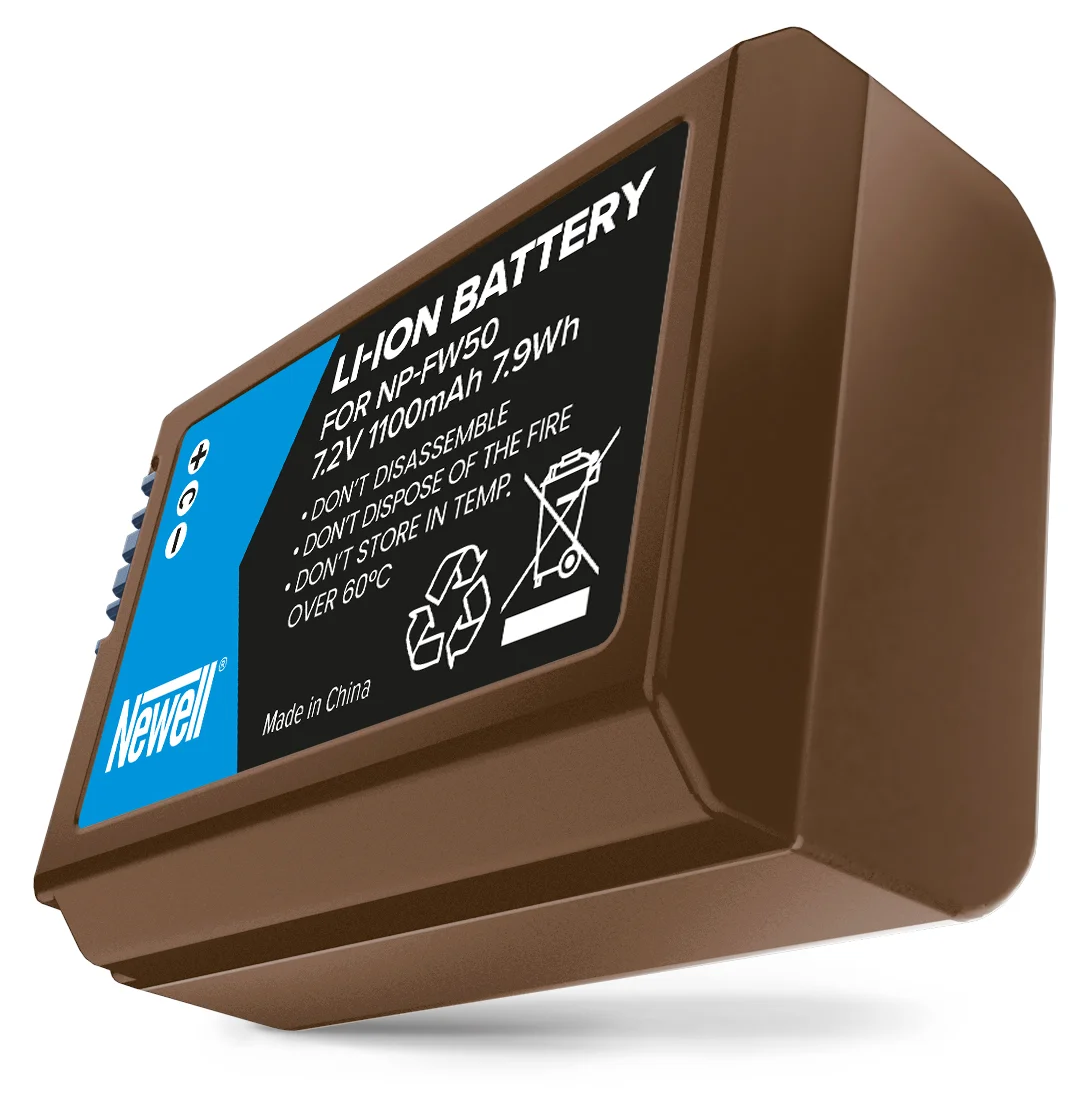 Newell Li-ion Battery NP-FW50 for Sony with USB Type C Charging 1100 mAh | Аккумулятор Батарея для...