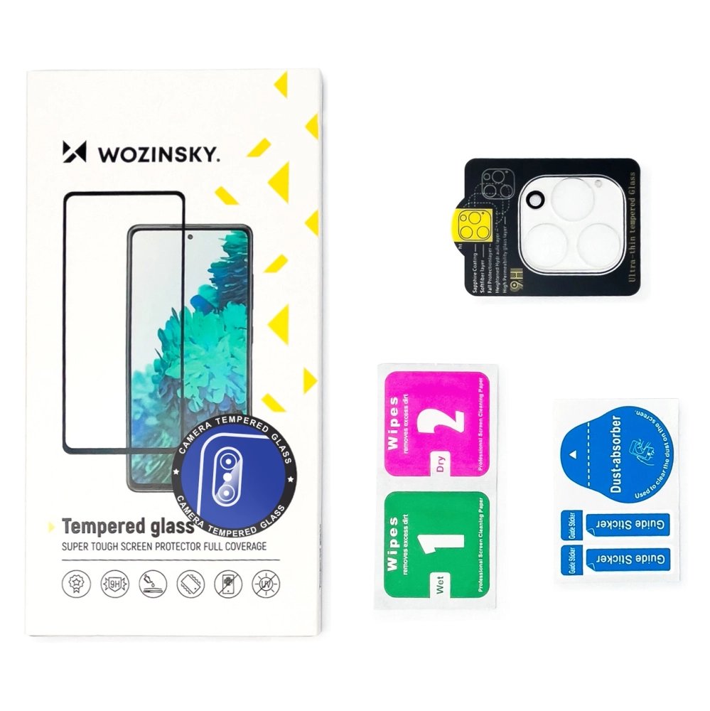 Wozinsky pilnais kameras aizsargstikls Xiaomi 15, 2 gab. | Camera Glass Protector (3)