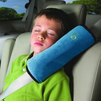 Ētrs Auto Spilvens Paliknis uz Drošības Jostas, Zils | Comfortable Car Cushion Pad for Seat Belt, Blue