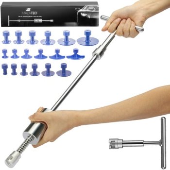 Instrumentu Komplekts Iespiedumu Noņemšanai Virsbūvē | Set For Removing Dents In The Car Body