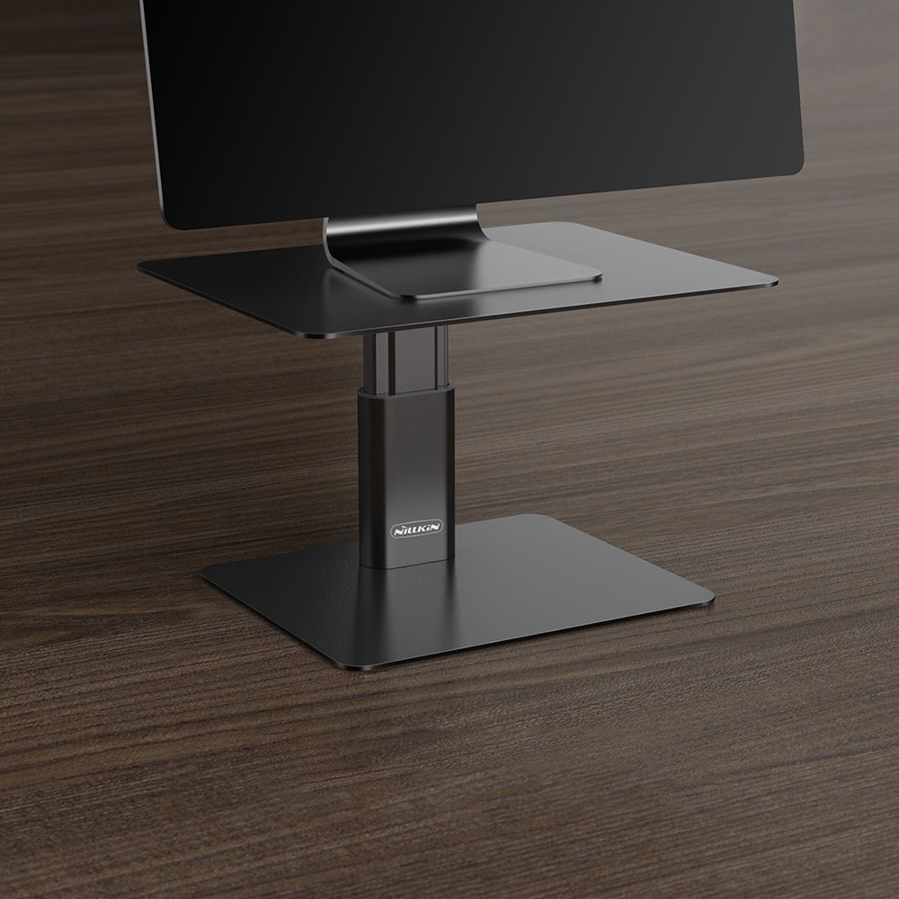 Nillkin High Desk Statīvs Atbalsts Turētājs Datoram Monitoram priekš Darbavirsmas, Melns | Tall Stand Monitor... (1)