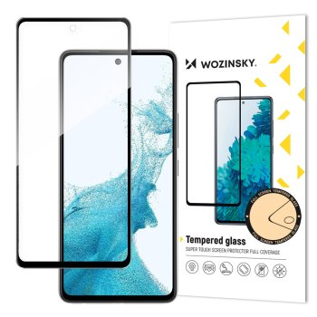 5D Aizsargstikls Samsung Galaxy A53 5G (SM-A536), Melns Pilna Pārklājuma (Tempered Glass)