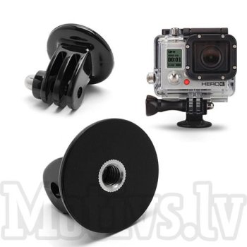 GoPro Hero Black 7 / 6 / 5 / 4 / 3+/ 3 Tripod Mount 1/4" Adapter - stiprinājums uz tripoda, adapteros