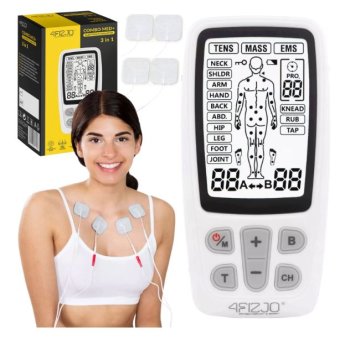 4FIZJO MED+ Visa Ķermeņa Muskuļu Nervu Elektrostimulators TENS EMS MASS | Electric Muscle Neuromuscular Stimulator
