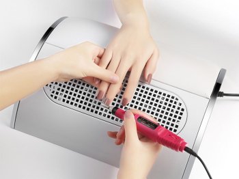 Manikīra putekļu nosūcējs savācējs, Balts, 40 W