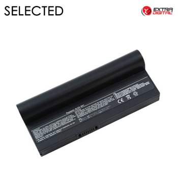 Baterija ASUS Eee PC 901 1000H sērijai, 7800mAh Extra Digital Advanced, melna
