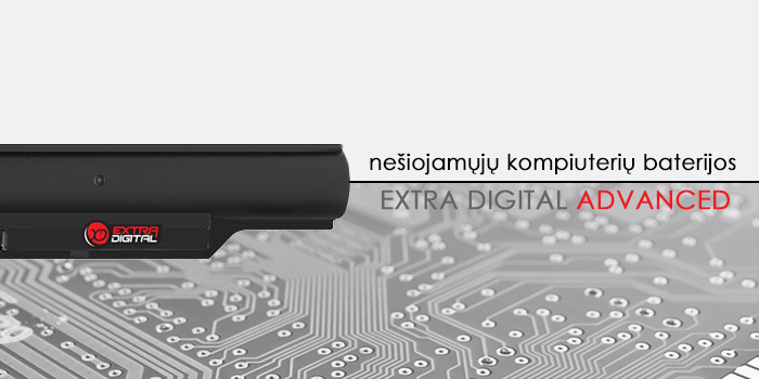 Piezīmjdatora akumulators, Extra Digital Advanced, TOSHIBA PA3533U-1BRS, 5200mAh | Notebook battery, (0)