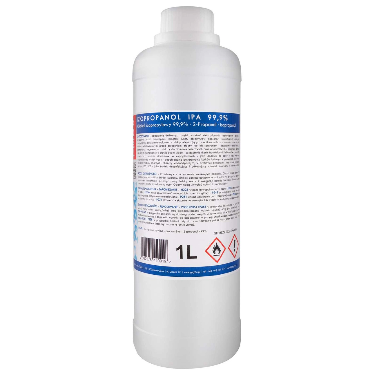 Izopropilspirts Izopropanols IPA I-MAX 99,9% 1L | Isopropyl alcohol Isopropanol 99.9%