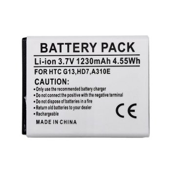 Akumulators HTC HD3 HD7 Wildfire S 1230mAh