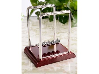 Klasiskais Ņūtona Svārsts Šūpoles Šūpulis Suvenīrs Ofisam Mājai | Pendulum Newton's Cradle