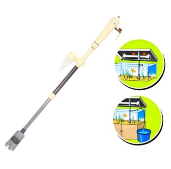 Bateriju akvārija grunts tīrītājs sifons