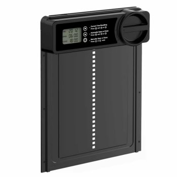 Automātiskās vistu kūts durvis ar taimeri un gaismas sensoru