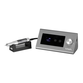 Manikīra un pedikīra aparāts, nagu frēze VIVA 602 S 36 W, pelēka, bezvadu, ar Twist-Lock