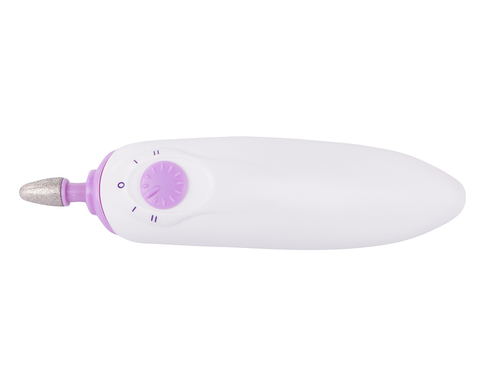 Manikīra un pedikīra aparāts, frēze, violeta, ar nagu žāvētāju, bezvadu, ar 5 uzgaļiem un nagu knaiblīti (2)