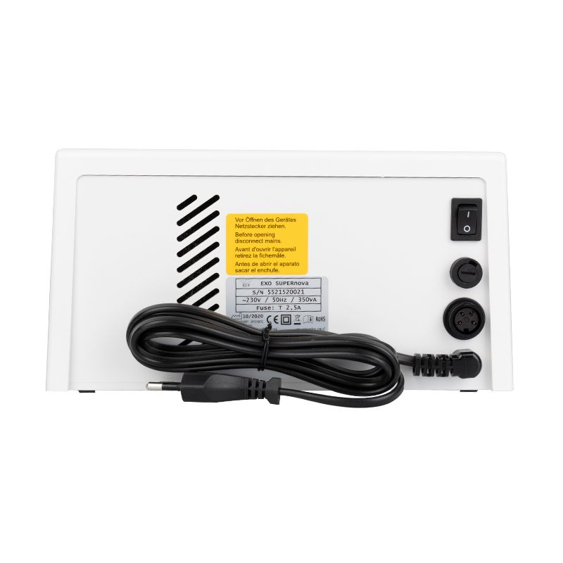 Manikīra un pedikīra aparāts, nagu frēze EXO Supernova 50 W, ar putekļu nosūcēju, bezsuku (1)