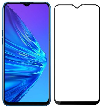 5D Tempered Glass Screen Protector For Xiaomi Redmi 9, black | Ekrāna Aizsargstikls