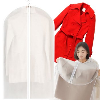 Liels apģērba pārvalks 60x137 cm ar rāvējslēdzēju