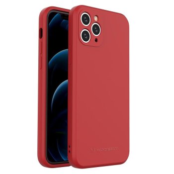 Apple Iphone 11 Pro 5.8" Wozinsky Silicone Color Case Cover, Red | Чехол Обложка Бампер Кабура
