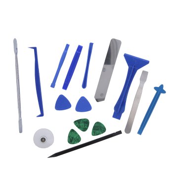 Screwdriver Opening Repair Tool Kit Set of 16 for Apple Iphone 3/4/5/6/7/8 HQ | Skrūvgriežu Komplekts Telefona Remontam