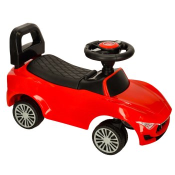 Bērnu Stumjamā Mašīna Skrejmašīna ar skaņas un gaismas efektiem, Sarkans | Kid's Step Car