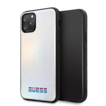 Apple iPhone 11 Pro 5.8'' Guess Iridescent Case Cover (GUHCN58BLD), Silver | Telefona Maciņš Vāks Apvalks Bampers