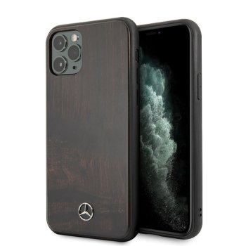 Mercedes iPhone 11 Pro vāciņš Wood Line Rosewood, brūns