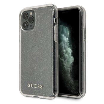 Apple iPhone 11 Pro 5.8'' Guess Glitter Case Cover (GUHCN58PCGLSI), Silver | Telefona Maciņš Vāks Apvalks Bampers