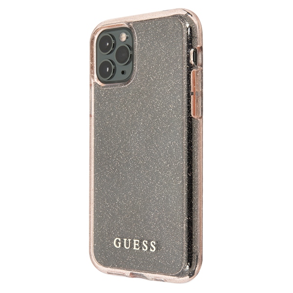 Apple iPhone 11 Pro 5.8'' Guess Glitter Case Cover (GUHCN58PCGLPI), Pink | Telefona Maciņš Vāks Apvalks Bampers (0)