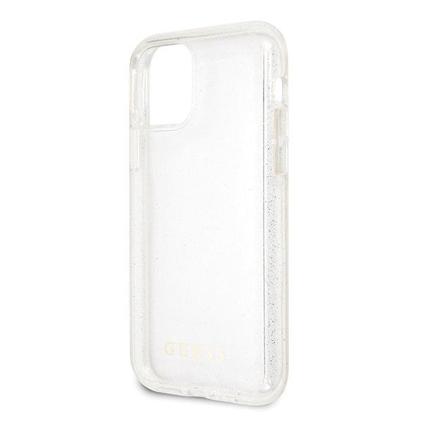 Apple iPhone 11 Pro 5.8'' Guess Glitter Case Cover (GUHCN58PCGLSI), Silver | Telefona Maciņš Vāks Apvalks Bampers (1)