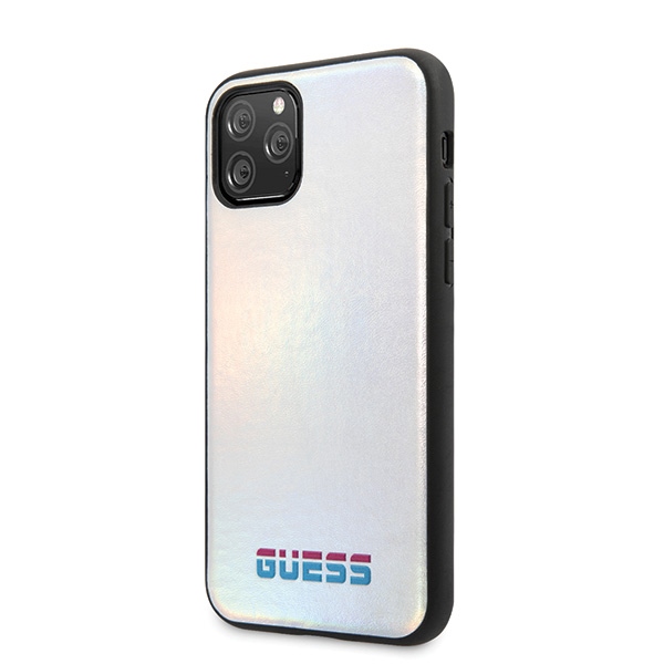Apple iPhone 11 Pro 5.8'' Guess Iridescent Case Cover (GUHCN58BLD), Silver | Telefona Maciņš Vāks Apvalks Bampers (0)