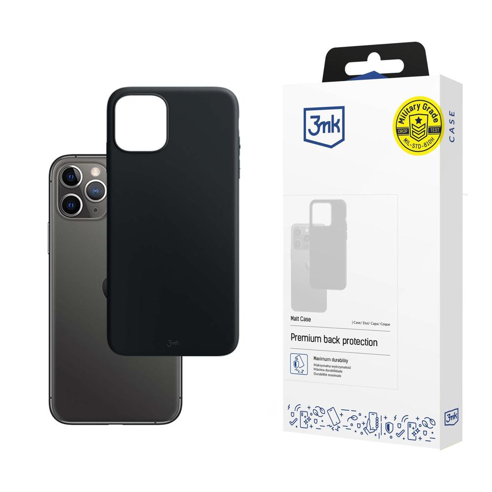 Apple iPhone 11 Pro 5.8'' 3MK Matt Case Cover, Black | Matēts Telefona Maciņš Vāks Apvalks Bampers
