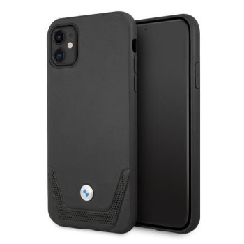 Apple iPhone 11 6,1" BMW Leather Perforate Case Cover (BMHCN61RSWPK), Black | Telefona Maciņš Vāks Apvalks Bampers