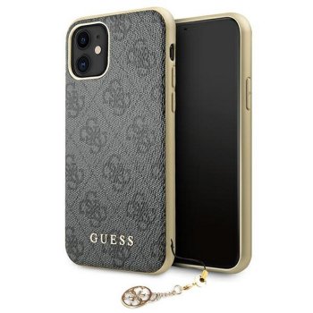 Apple iPhone 11 6.1'' Guess 4G Charms Collection Case Cover (GUHCN61GF4GGR), Grey | Telefona Maciņš Vāks Apvalks...