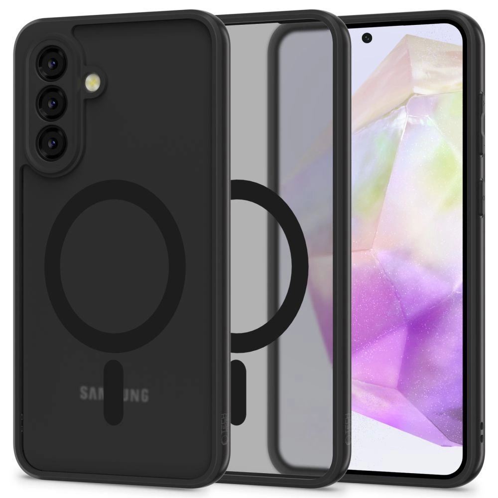 Tech-Protect MagMat MagSafe vāciņš Samsung Galaxy A36 5G - Matēts melns | Phone Case Cover Matte Black