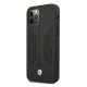 Apple iPhone 12 / 12 Pro 6,1\" BMW Leather Perforate Sides Case Cover (BMHCP12MRSCSK), Black | Telefona Maciņš Vāks...