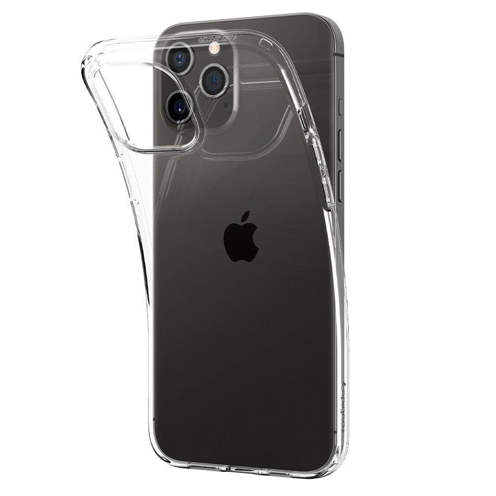 Apple iPhone 12 / 12 Pro 6.1" Spigen Liquid Crystal TPU Case Cover, Transparent | Telefona Maciņš Vāks Apvalks... (0)