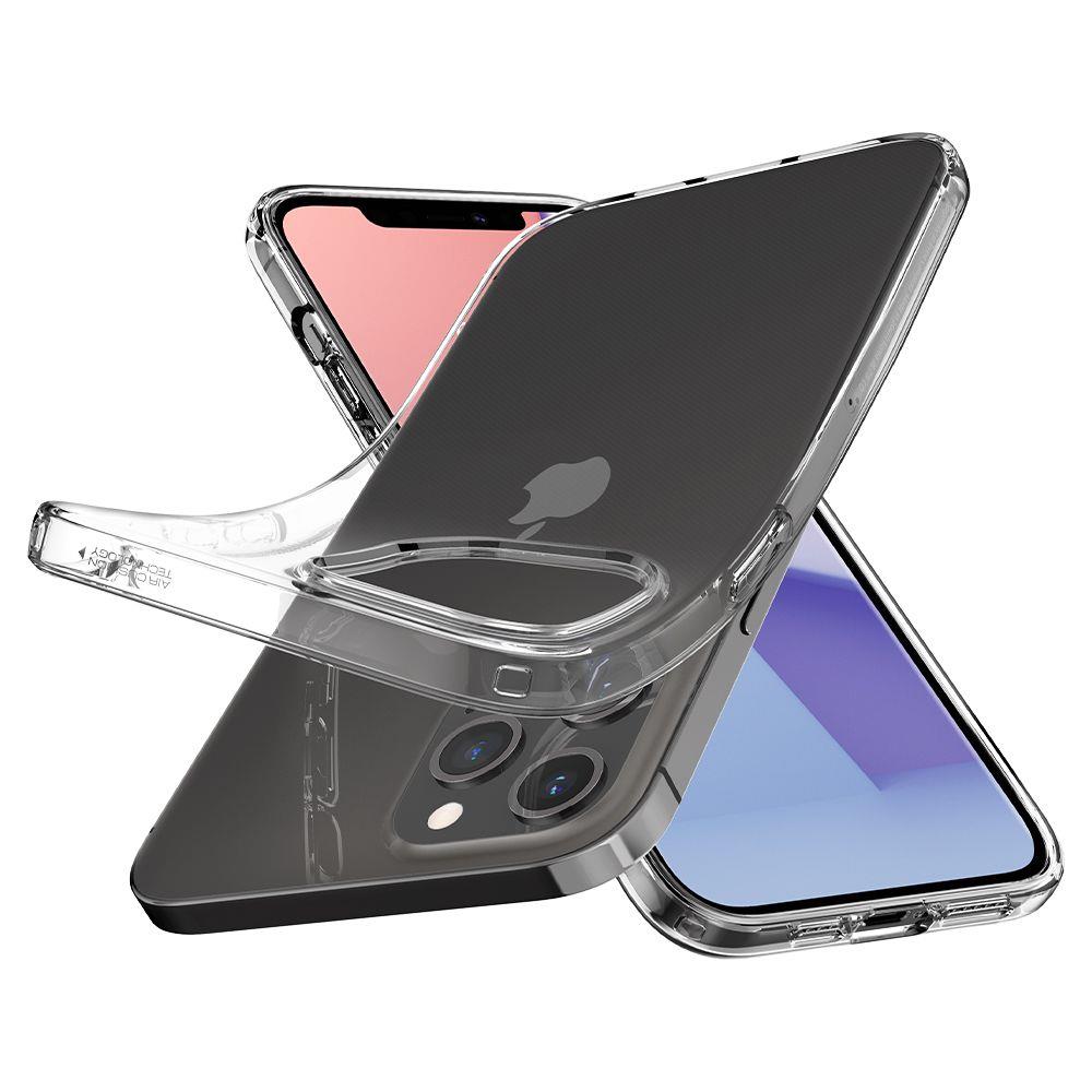 Apple iPhone 12 / 12 Pro 6.1" Spigen Liquid Crystal TPU Case Cover, Transparent | Telefona Maciņš Vāks Apvalks... (1)