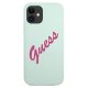 Apple iPhone 12 mini 5.4\'\' Guess Silicone Vintage Case Cover (GUHCP12SLSVSBF), Blue Fuschia | Telefona Maciņš Vāks...