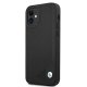 Apple iPhone 12 mini 5.4\" BMW Leather Deboss Case Cover (BMHCP12SRCDPK), Black | Telefona Maciņš Vāks Apvalks...