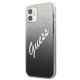 Apple iPhone 12 mini 5.4\'\' Guess Gradient Script Case Cover (GUHCP12SPCUGLSBK), Black | Telefona Maciņš Vāks...