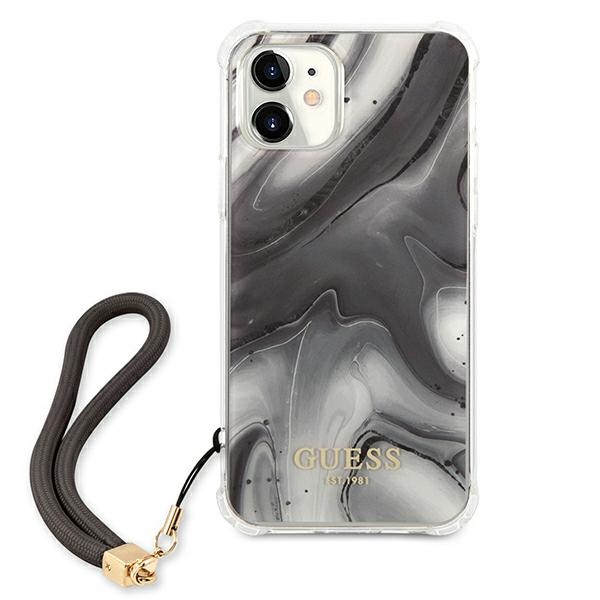 Apple iPhone 12 mini 5.4'' Guess Marble Collection Case Cover (GUHCP12SKSMAGR), Grey | Telefona Maciņš Vāks Apvalks... (1)