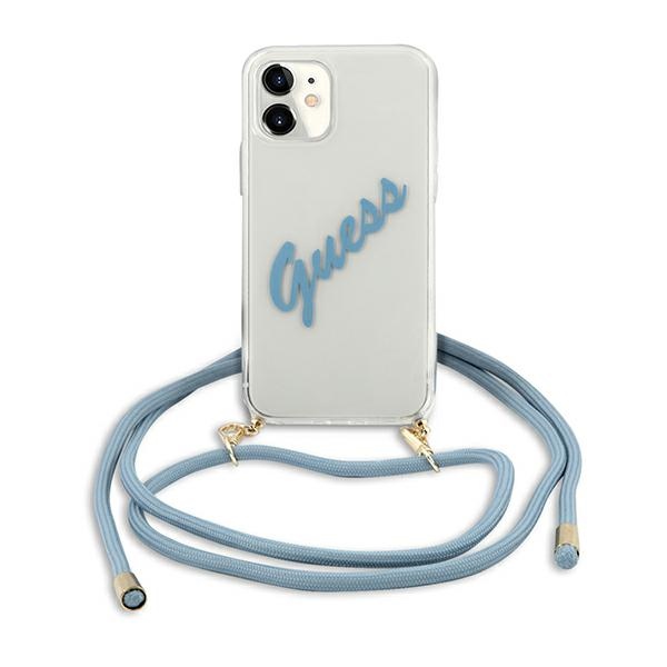 Apple iPhone 12 mini 5.4'' Guess Script Vintage Case Cover (GUHCP12SCRTVSBL), Blue | Telefona Maciņš Vāks Apvalks... (0)