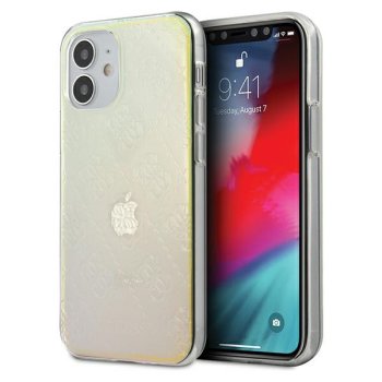 Guess iPhone 12 mini vāciņš 4G 3D Pattern Collection, opāla