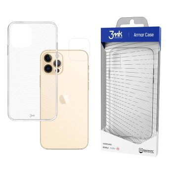 Apple iPhone 12 Pro Max maciņš 3mk Armor Case, caurspīdīgs